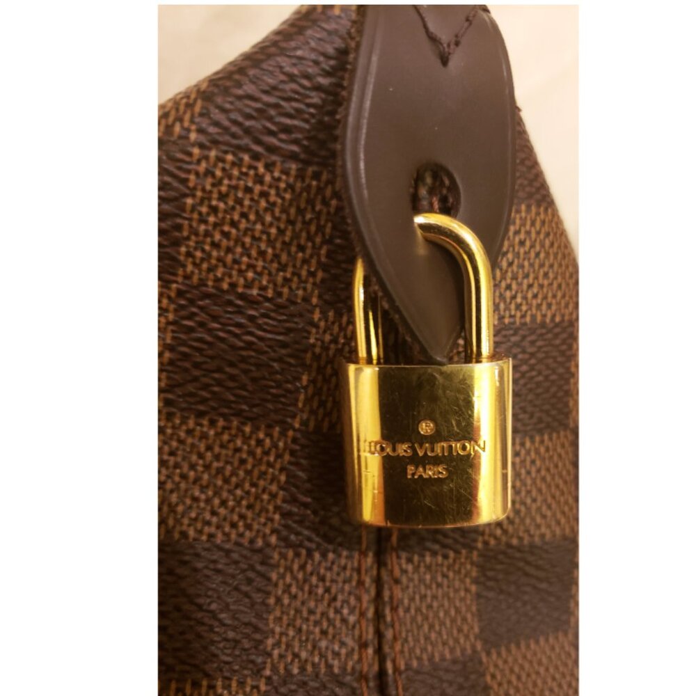 Louis Vuitton Made in France Large Handbag/Shoulder Bag Ebene Iena MM #FL4199 - Picture 10 of 16